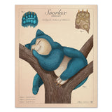 Snorlax - Vintage Style Pokemon Print - 8x10 or 16x20 inches