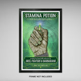 Stamina Potion - Mages Guild Advertising Print - 11x17 inches