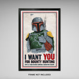 Star Wars - Bounty Hunter Recruitment Print - 11x17 inches