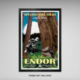 Star Wars - Endor Travel Print - 11x17 inches