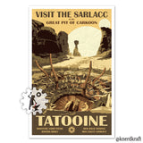 Star Wars - Tatooine Travel Print - 11x17 inches