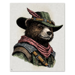 Robin Hood Fox Illustration Vintage Style Print - (Various Sizes) (Copy)