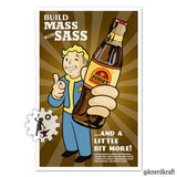 Fallout - Sunset Sarsaparilla Advertising Print - 11x17 inches