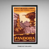Borderlands - Wildlife Preserve - Vintage Style Print - 11x17 inches