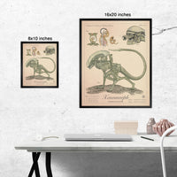 Xenomorph - Vintage Style Aliens Illustration (8x10 or 16x20 inches)