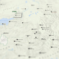 Hyrule - National Park Style Map - 16x20