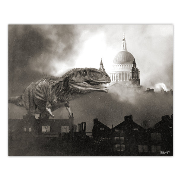 Alternate WW2 History - Megasaurus Print - 8x10
