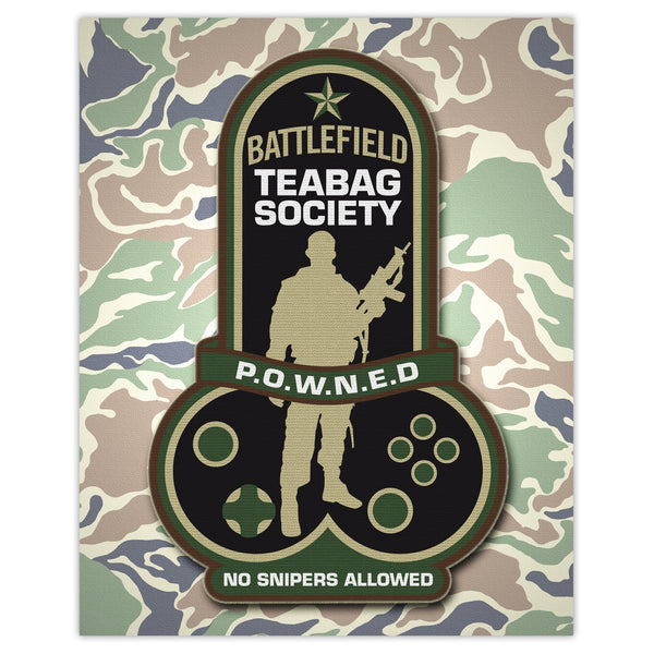 Battlefield - Teabag Society Badge Print - 8x10