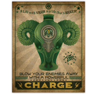 Bioshock - Charge Vigor Print - 8x10