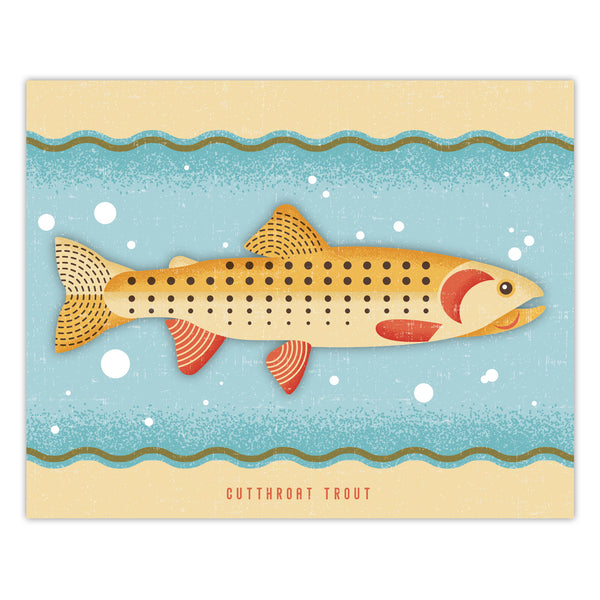 Cutthroat Trout - Graphic Print