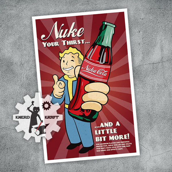 Fallout - Nuka Cola - Advertising Print - 11x17