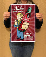 Fallout - Nuka Cola - Advertising Print - 11x17