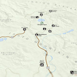 Pokemon Johto Region - National Park Style Map - 16x20