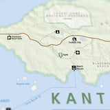 Pokemon Kanto Region - National Park Style Map - 16x20