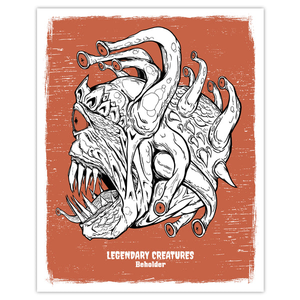 Legendary Creatures - Beholder Print - 8x10