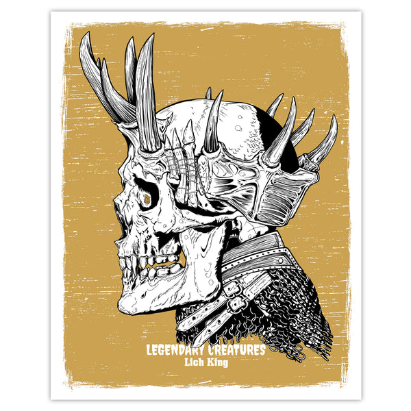 Legendary Creatures - Lich King Print - 8x10