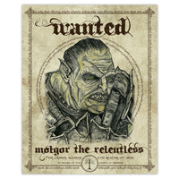 Lord of the Rings - Molgar the Relentless Wanted Print - 8x10