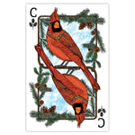 Royal Cardinal - Playing Card Print - 11x17