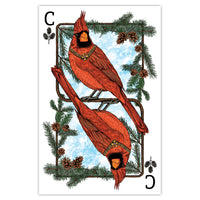 Royal Cardinal - Playing Card Print - 11x17