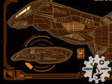 Firefly Class Transport - Starship Schematic - 36x11.75