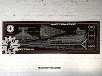 Imperial Star Destroyer - Starship Schematic - 36x11.75