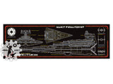 Imperial Star Destroyer - Starship Schematic - 36x11.75