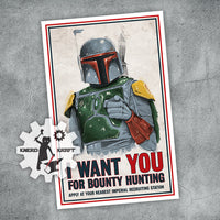 Star Wars - Bounty Hunter Recruitment Print - 11x17