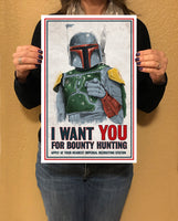 Star Wars - Bounty Hunter Recruitment Print - 11x17