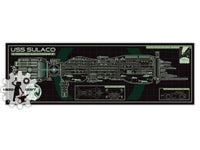 USS Sulaco - Aliens - Starship Schematic - 36x11.75
