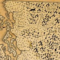 Realms of Washington State - Fantasy Map - 18x24